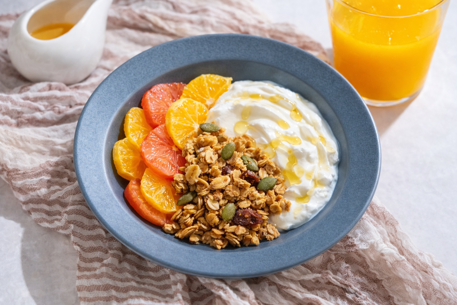 プレーングラノーラのおすすめアレンジ｜柑橘×ヨーグルトで毎日続く食べ方